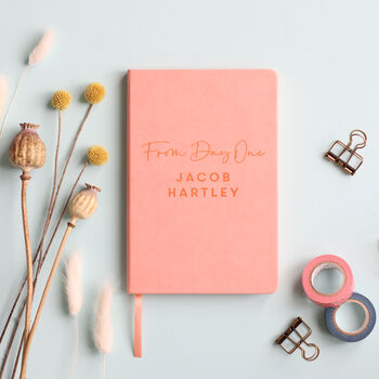 From Day One Personalised New Baby Notebook, 2 of 12