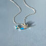 Sterling Silver Opal Mermaid Necklace, thumbnail 2 of 7
