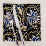 Pair Of Cotton Napkins In Painterly Floral Print, thumbnail 2 of 3