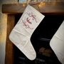 Personalised Christmas Eve Bow Sack Or Stocking, thumbnail 9 of 9