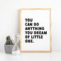 Children's Positivity Poster 'You Can Do Anything…', thumbnail 10 of 10
