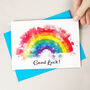 Rainbow Good Luck Card, thumbnail 1 of 2