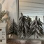Miniature Snow Covered Faux Christmas Trees Two Sizes, thumbnail 4 of 5