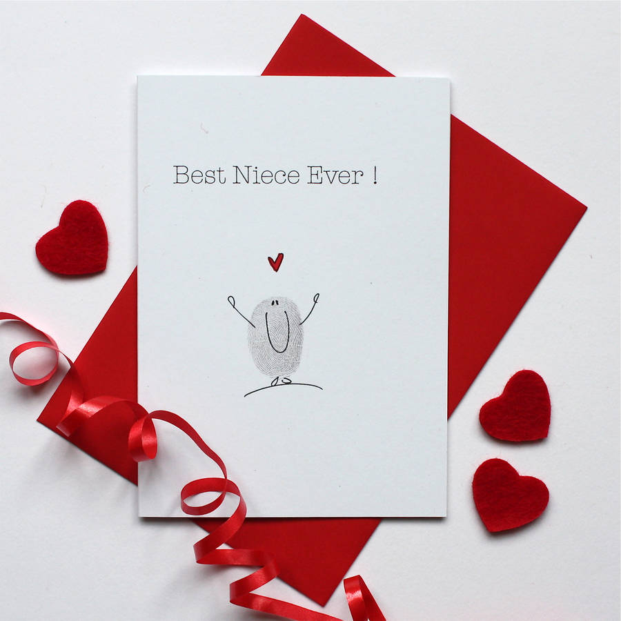 Best Niece Ever Card By Adam Regester Design Notonthehighstreet