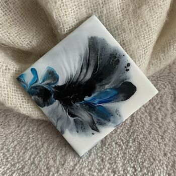 Sold Floral Modern Ceramic Coasters | Set Of Two/Four, 4 of 10