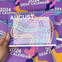 2024 Colourful Patterned A5 Desk Calendar, thumbnail 9 of 12