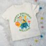 Personalised Jungle Animals Birthday T Shirt, thumbnail 1 of 2