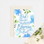 Blooming Brilliant Dad Fathers Day Seed Card, thumbnail 1 of 4