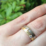 Two Tone Puzzle Ring, thumbnail 2 of 5