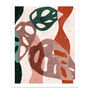 Terrazzo Abstract Large Leaf Print, thumbnail 4 of 8