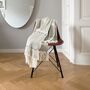 Offwhite Fringe Throw, thumbnail 1 of 5