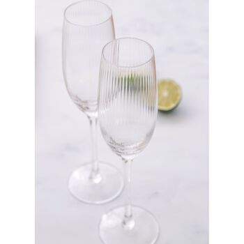 Linear Champagne Flutes, 2 of 2