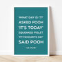 Winnie The Pooh 'Favourite Day' Print, thumbnail 8 of 10