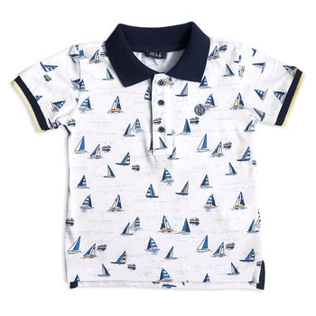 Sail Printed Baby Boy T Shirt, 3 of 6
