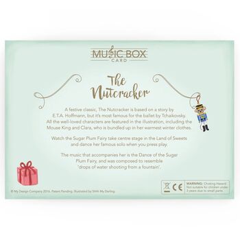 The Nutcracker Music Box Card, 4 of 7
