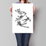 Goalkeeper Collage Print, thumbnail 2 of 3