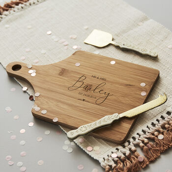 Personalised Wedding Chopping/Cheese Board, 6 of 6