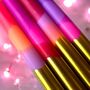 Pink And Gold Metallic Candles 'Aurora', thumbnail 3 of 3