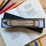 Personalised Thank You Teacher Bookmark, thumbnail 2 of 5