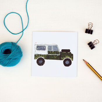 Series One Land Rover Greetings Card, 2 of 2