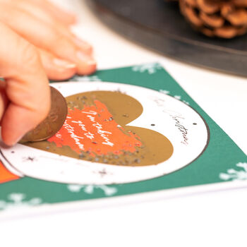 Personalised Christmas Scratch Card, 2 of 4