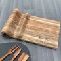 Personalised Cheese And Biscuits Acacia Wood Board, thumbnail 4 of 4