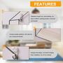 Three Pieces Of Metal Wall Mounted Floating Shelves, thumbnail 2 of 5