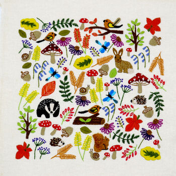 A Walk In The Woods Hand Embroidery Kit, 3 of 12
