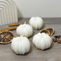 White Pumpkin Candle Halloween Decoration, thumbnail 2 of 6