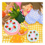 Picnic In Gingham, Illustrated Print, thumbnail 2 of 3