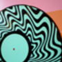 Swirl Upcycled 12' Lp Vinyl Record Decor, thumbnail 9 of 11