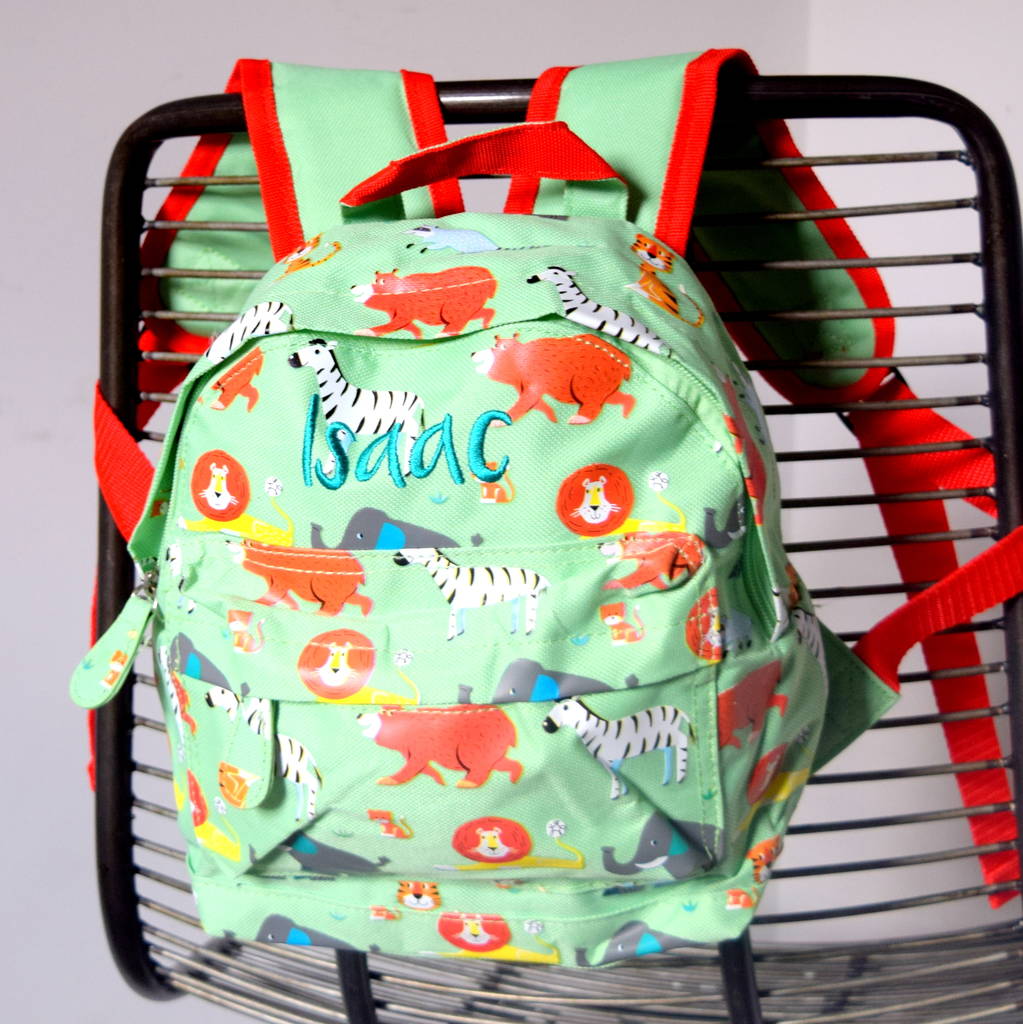 Personalised Safari Kids Backpack, 1 of 3