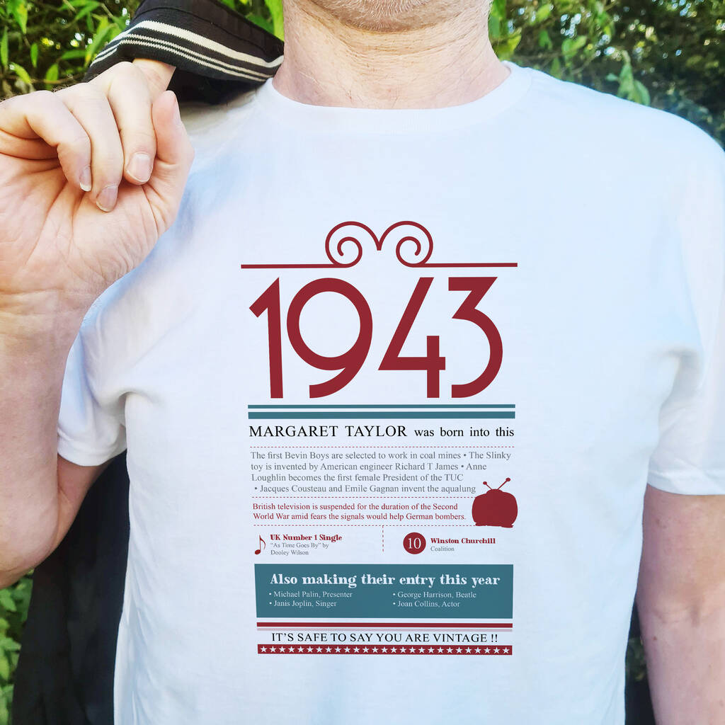 80th Birthday T Shirt By Afewhometruths 7699