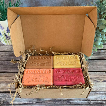 Handmade Exfoliating Natural French Soaps Gift Set, 3 of 6