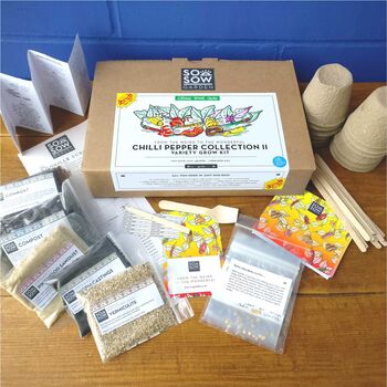 Chilli Pepper Collection Two Grow Your Own Kit, 2 of 8