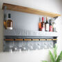 Personalised Wine/Cocktail Rack Home Bar, thumbnail 3 of 4