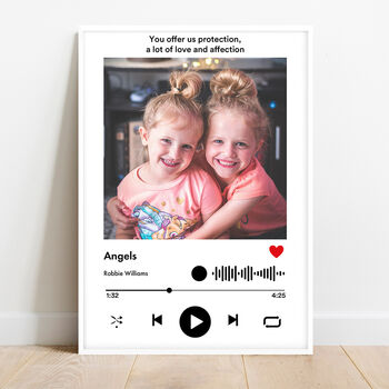 Personalised Scannable Music Print For Mother, 2 of 3