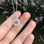 Supernova Medallion Necklace Sterling Silver, thumbnail 1 of 7