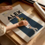 Alexsandro De Souza Fenerbahce Football Poster, thumbnail 4 of 6