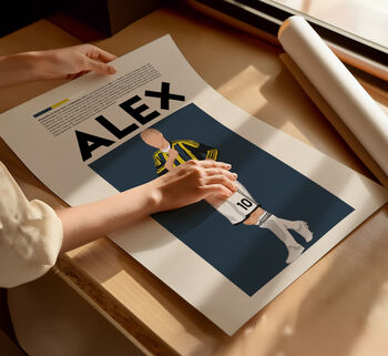 Alexsandro De Souza Fenerbahce Football Poster, 4 of 6