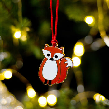 Fox Christmas Tree Decoration, 2 of 5