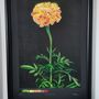 'Marigold' Large Original Handmade Botanical Study, thumbnail 12 of 12