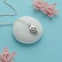 Petite Sugar Skull Charm Necklace, thumbnail 1 of 2