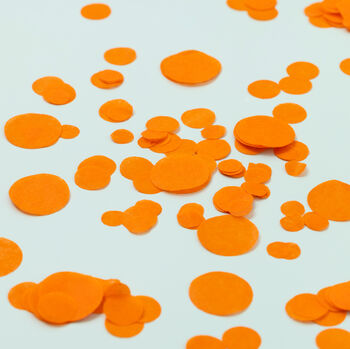 Orange Wedding Confetti | Biodegradable Paper Confetti, 6 of 7