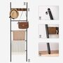 Leaning Ladder Shelf Display Towel Rack Five Tier, thumbnail 6 of 9