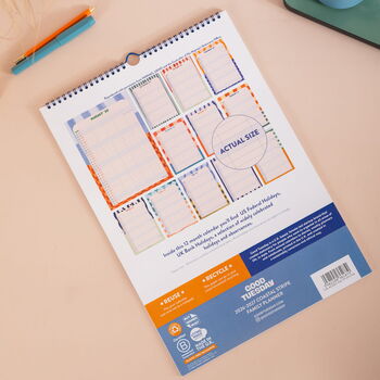 2026 2027 A3 Family Wall Calendar | Academic Year | Costal Stripe, 7 of 7