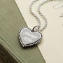Engravable Sterling Silver Heart Necklace, thumbnail 1 of 5