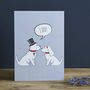 Westie Wedding / Engagement / Anniversary Card, thumbnail 2 of 2