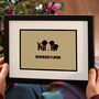 Personalised Cat And Dog Breed Print For Two Pets, thumbnail 3 of 12