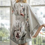 Silk Kimono Dressing Gown Garden Of Dreams, thumbnail 6 of 11